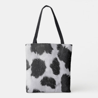 Cow pattern tote