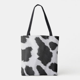 Cow pattern tote bag