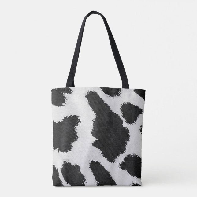 Cow pattern tote bag (Back)