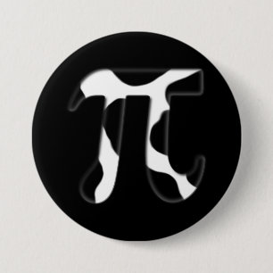 Cow Pi 7.5 Cm Round Badge