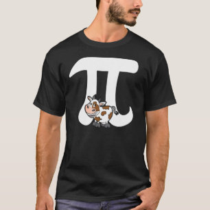 Cow Pi For Women And Men Cattle Rancher Math Geek T-Shirt