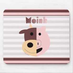 Cow + Pig = Moink mousepad