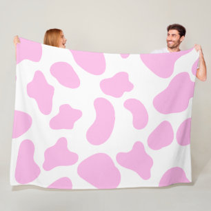 Cow Pink 60x80 Fleece Blanket