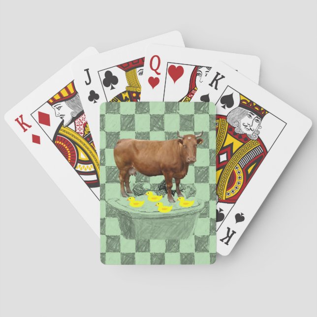 Cow Playing Card Deck (Back)