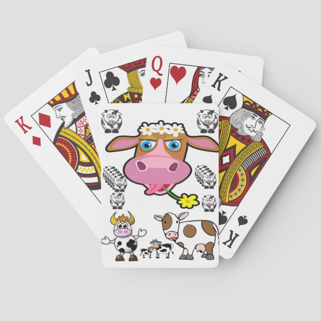 Cow Playing Card Deck (Back)