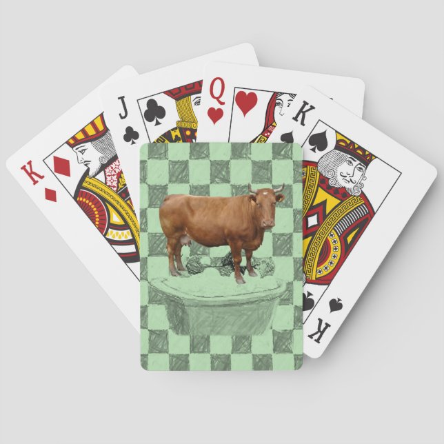 Cow Playing Card Deck (Back)