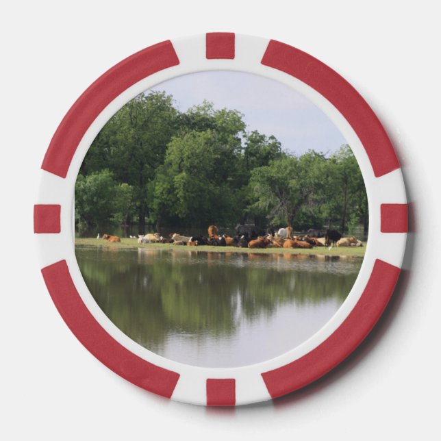 Cow  poker chips (Front)
