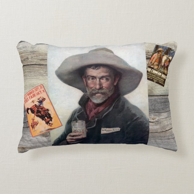 "Cow Pokes" Decorative Cushion (Front)