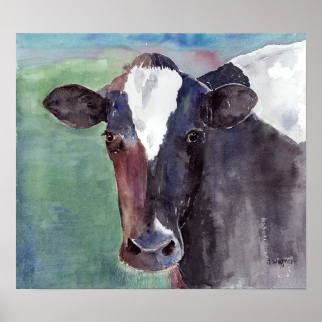 Cow Portrait Poster (Front)