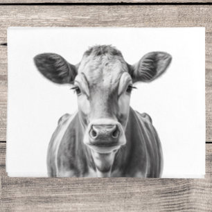 Cow Portrait   Tissue Paper