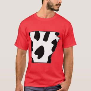 Cow Print Arkansas Oversized T-Shirt