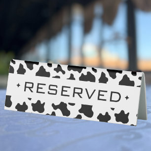 Cow Print Country Cowgirl Event Party Reserved