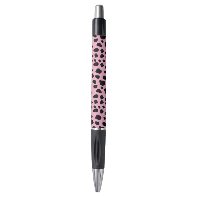 Cow Print, Cow Pattern, Cow Spots, Pink Cow (Front Vertical)