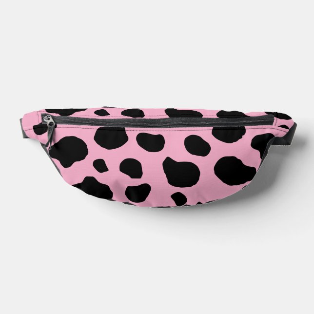 Cow Print, Cow Pattern, Cow Spots, Pink Cow Bum Bags (Lay Down)