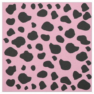 Cow Print, Cow Pattern, Cow Spots, Pink Cow Fabric