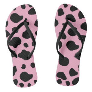 Cow Print, Cow Pattern, Cow Spots, Pink Cow Thongs