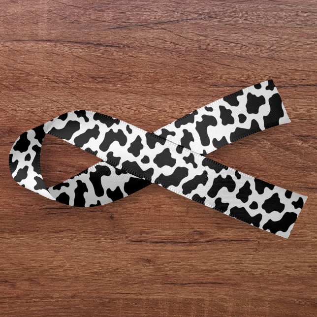 Cow Print Cowgirl Country Farm Animal Satin Ribbon (Creator Uploaded)