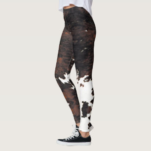 Cow Print Leggings