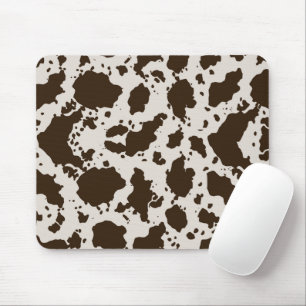Cow print mouse pad