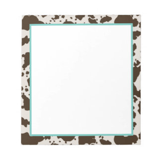 Cow Print Notepad