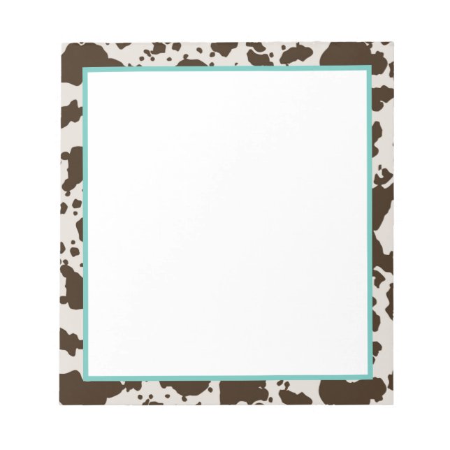 Cow Print    Notepad (Front)