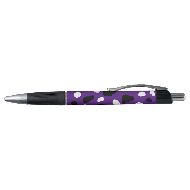 Cow Print On Purple,  (Top)