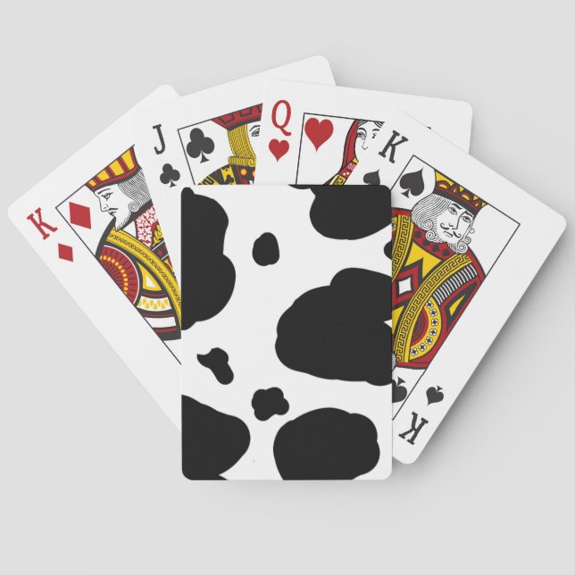 Cow Print Playing Cards (Back)