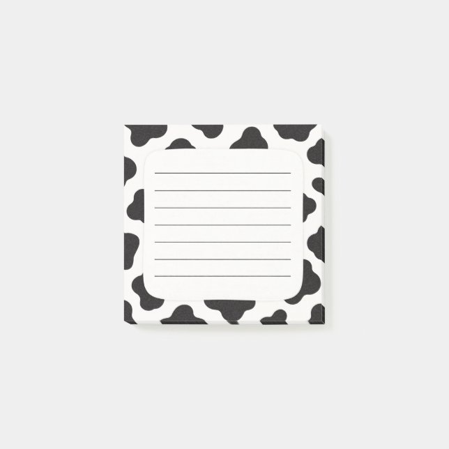 Cow Print Post-it Notes (Front)