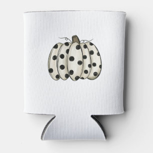 Cow Print Pumpkin Thanksgiving Fall Cattle  Can Cooler