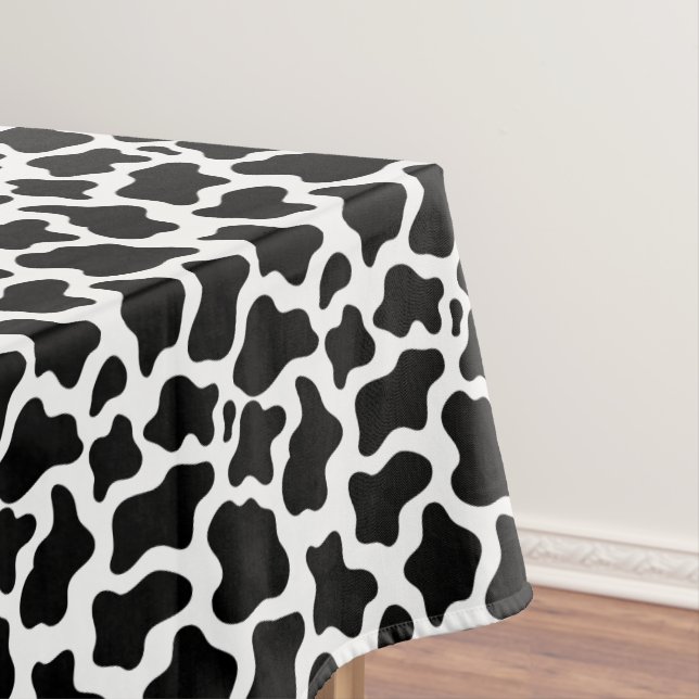 Cow Print Tablecloth (In Situ)