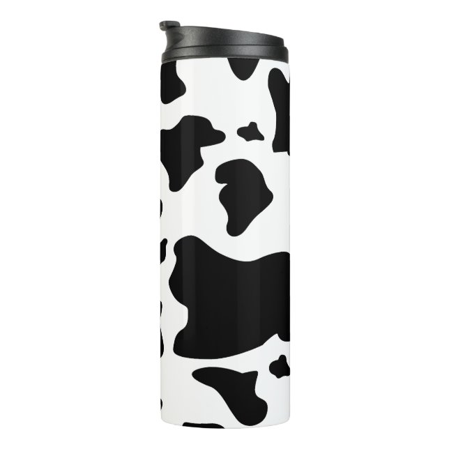 Cow Print Thermal Tumbler (Rotated Right)