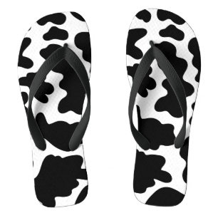 Cow Print Thongs