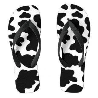 Cow Print Thongs