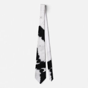 cow print tie