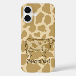 Cow Profile iPhone 16 Case