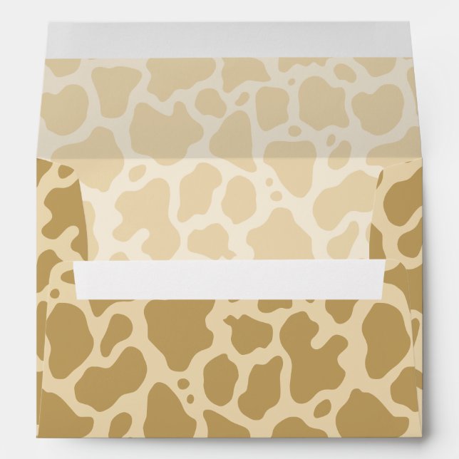 Cow Profile Envelope (Back (Bottom))