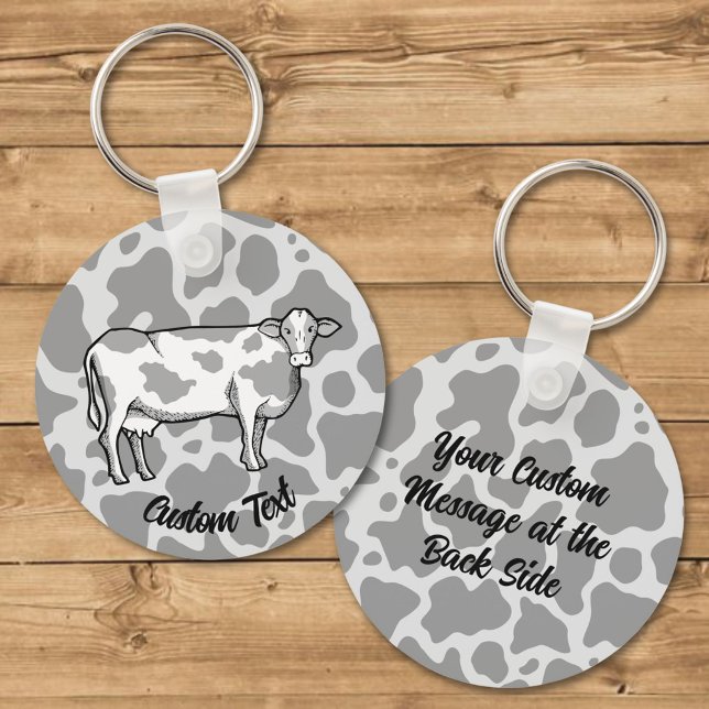 Cow Profile Keychain (Creator Uploaded)