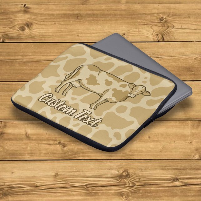 Cow Profile Laptop Sleeve (Creator Uploaded)