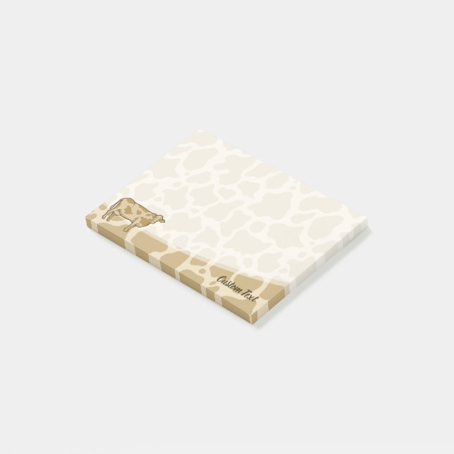 Cow Profile Post-it Notes (Angled)