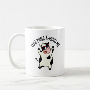 Cow Puns Amoos Me Funny Cow Pun  Coffee Mug