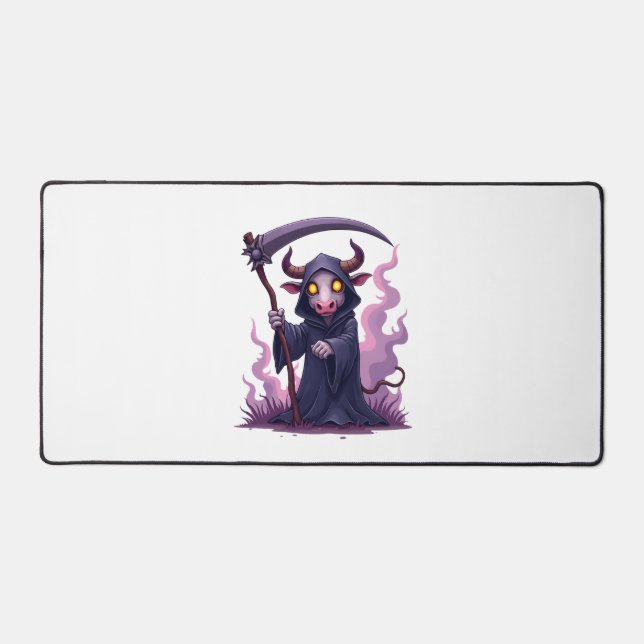 Cow Reaper Desk Mat (Front)