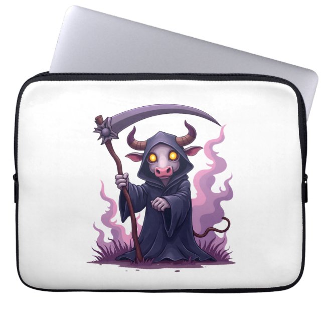 Cow Reaper Laptop Sleeve (Front)