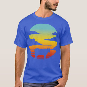 Cow Retro Sunset Vintage 60s 70s for Men Women Bo T-Shirt