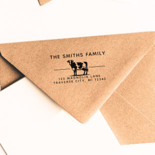 Cow return address stamp