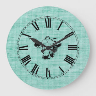 COW ROUND CLOCK