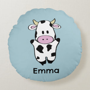 Cow Round Cushion