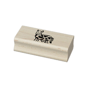 Cow Rubber Stamp