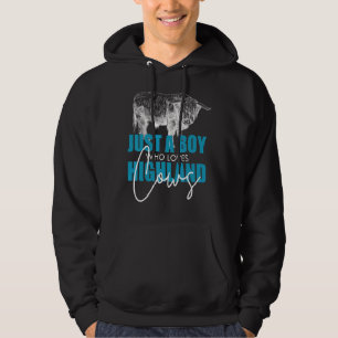 Cow Scotland Highland Cow Cattle Scottish Fun 4 Hoodie