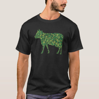 Cow Shamrock C Farmer Saint Patrick's Day Irish Bo T-Shirt