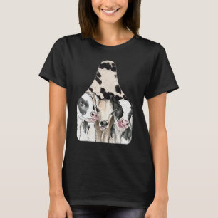 Cow Show Tag Cowhide Western Southern Farm Animal T-Shirt